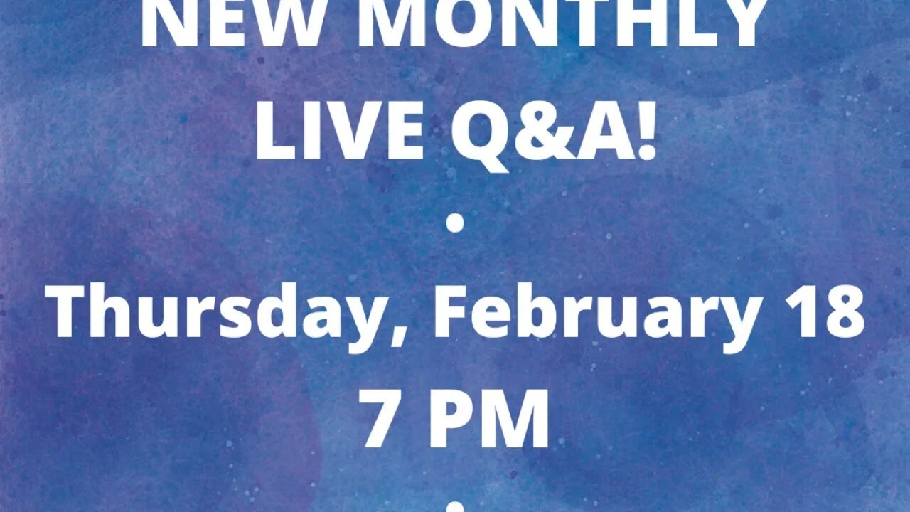 Vesperisms February LIVE Q&A