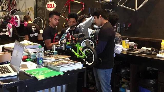 Bikes for Kids Project: Union students help repair bicycles to be given to families in need as gifts