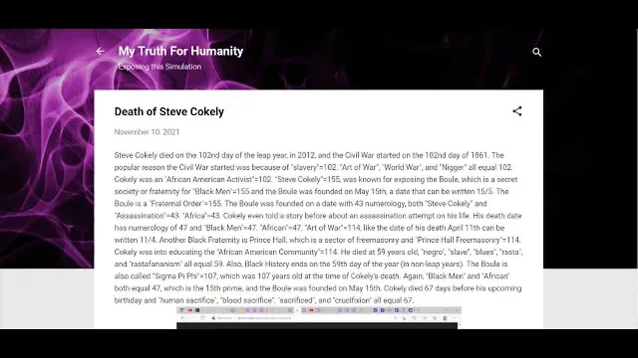 Death of Steve Cokely #gematria #numerology #truth #kabbalah #blackhistory #blackhistorymonth