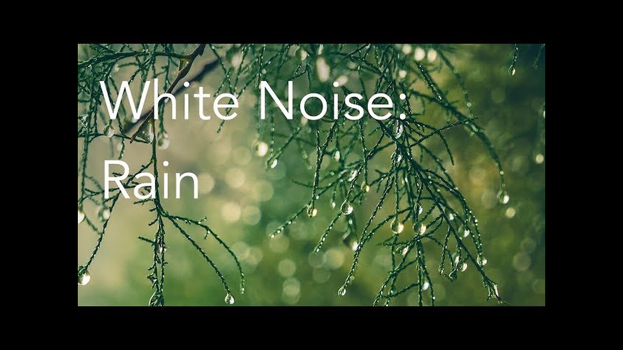 Rainstorm Sounds for Relaxing, Focus or Deep Sleep | Nature White Noise | 8 Hour Video