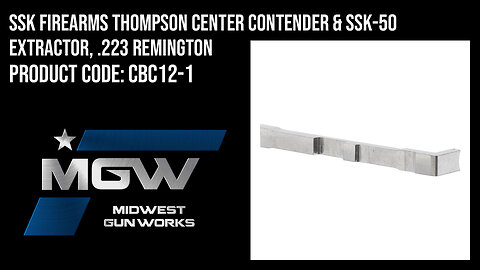 SSK Firearms Thompson Center Contender & SSK-50 Extractor, .223 Remington - CBC12-1