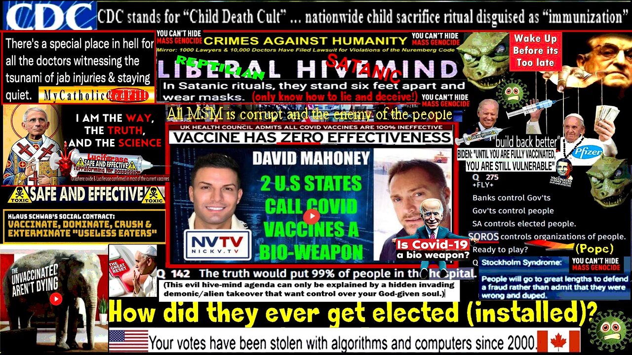 David Mahoney Say's Two U.S States Confirm Covid Vaccines as Bio-Weapon with Nicholas Veniamin