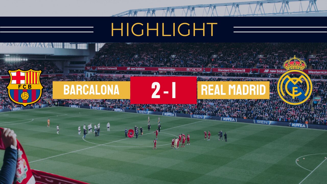 Real Madrid vs Barcelona 1-2 Highlights Friendly Match