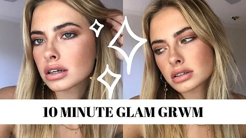 10 MINUTE!! GLAM GET READY WITH ME!