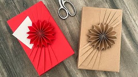 Gift wraping🎁|| Fancy Rosette🎀|| paper crafts