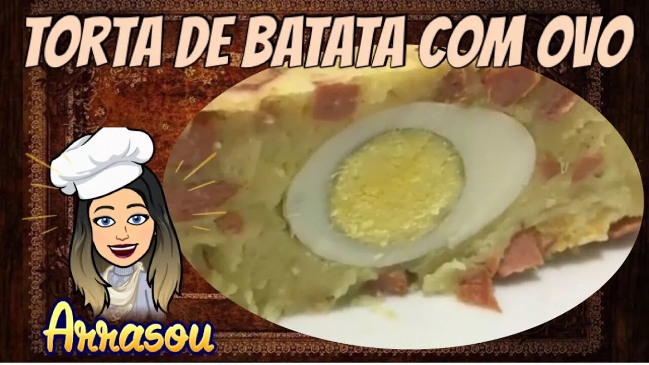 [DIA A DIA] Torta de Batata com ovo | Deliciosa e Fácil de Fazer | Almoço ou Jantar
