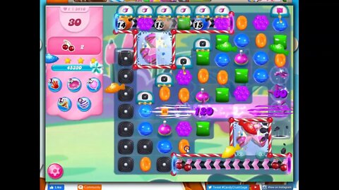 Candy Crush Level 3610 Talkthrough, 36 Moves 0 Boosters