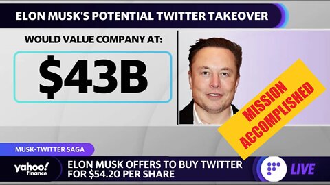 LIVE Elon Musk Just Bought Twitter - Hell Yea