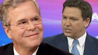 Never-Trumper Jeb Bush Refers To Himself As A "Ron DeSantis Fan"