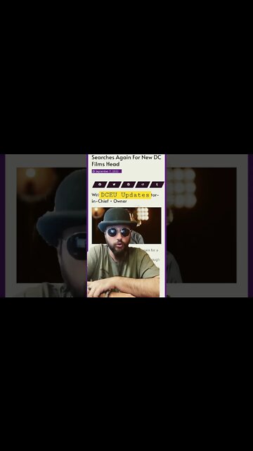 Things Change Fast *Story Update* DCEU Head Will Not Be Dan Lin After All