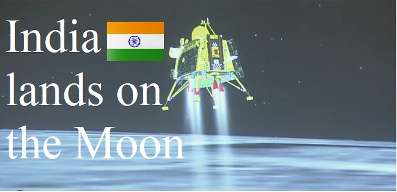 India's Chandrayaan-3 makes historic moon landing