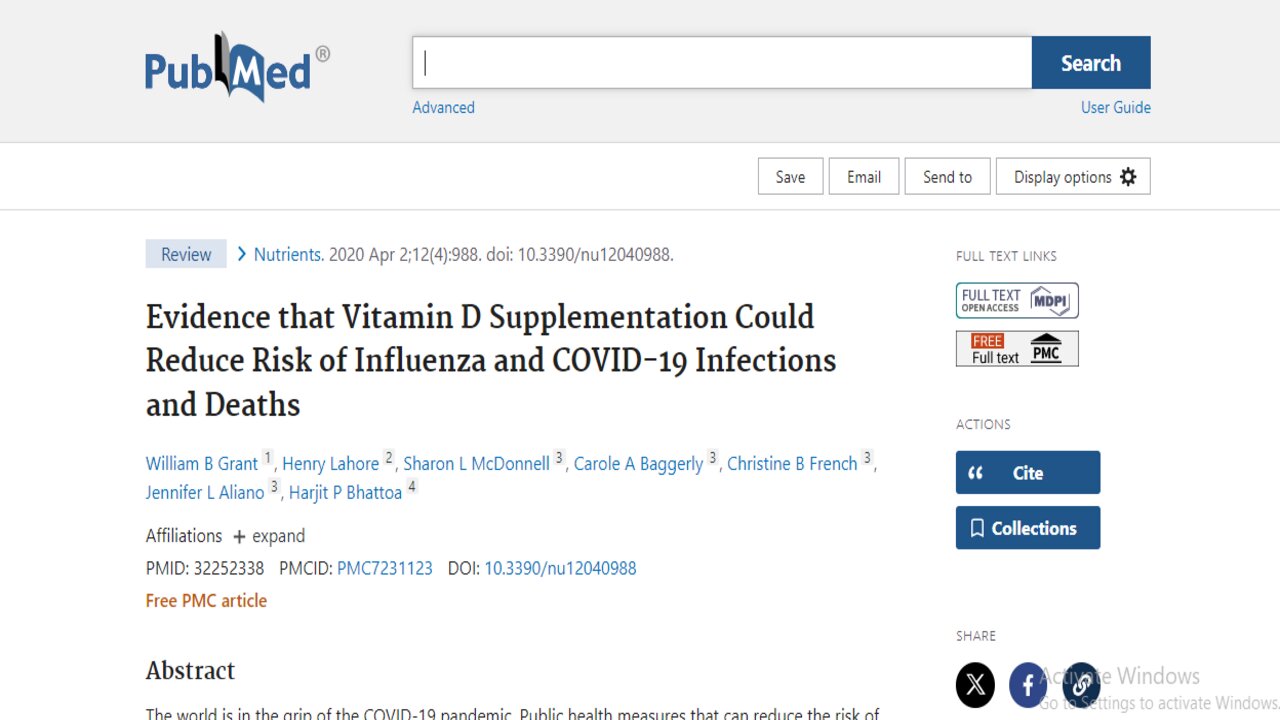 Vitamin D Found Superior to Flu Vaccine