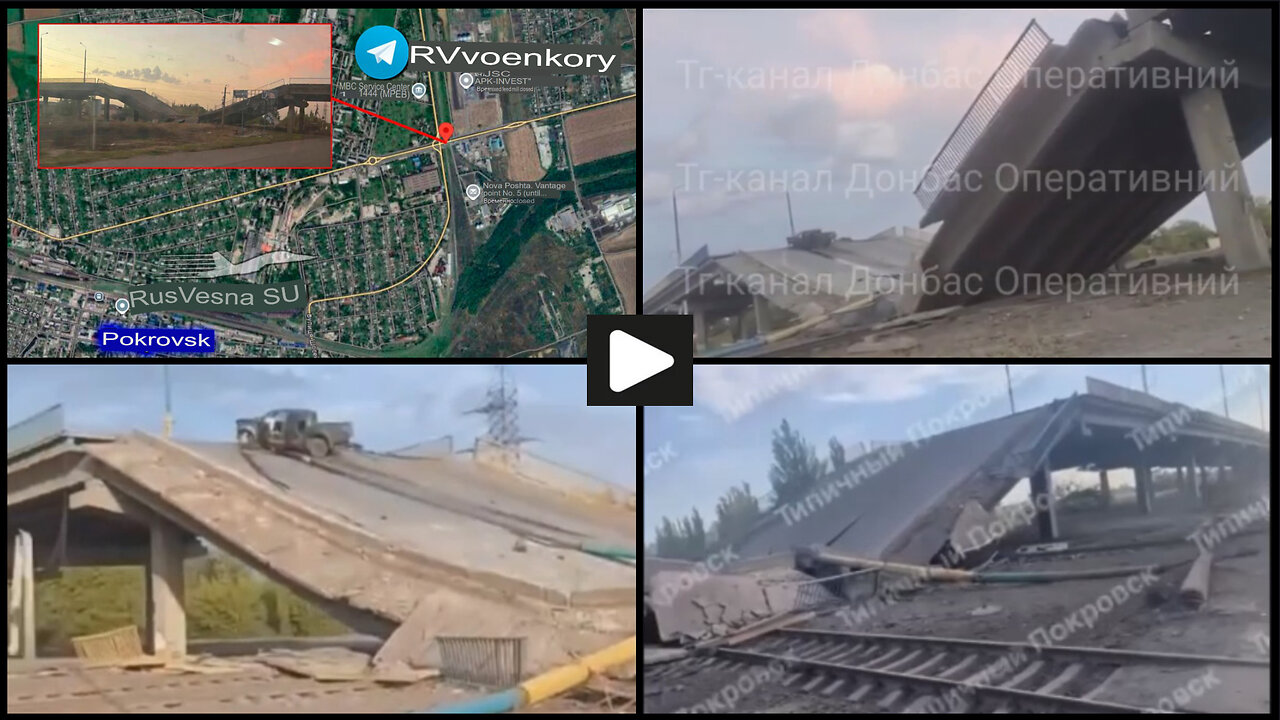 Pokrovsk: Russian missiles destroyed "Myrhorod" overpass