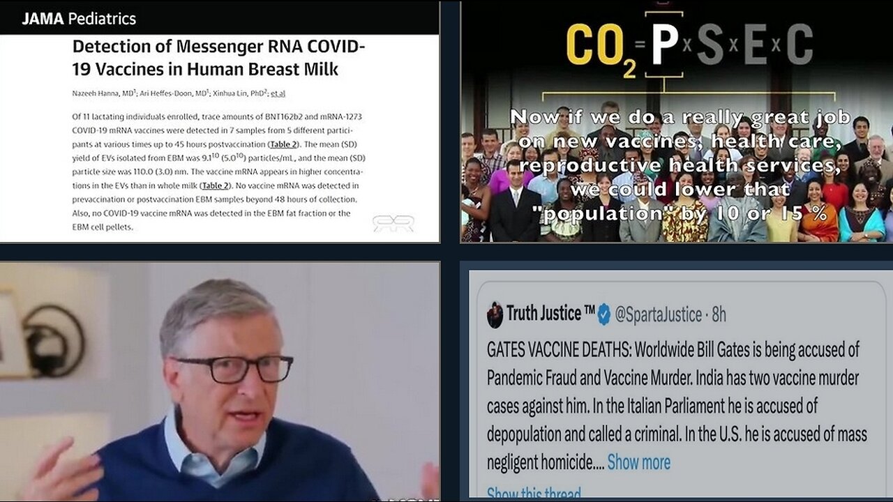 BILL GATES and ALL COVID CRIMINALS - MASS MURDERER