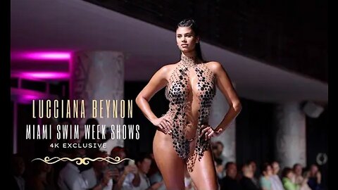 lucciana beynon in slow motion/ miami swim week x canon