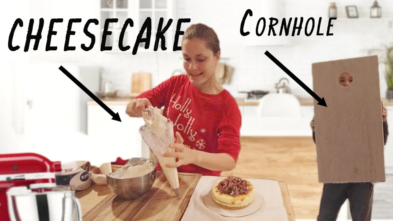JSQ Vlog 13 - Cornhole, Cheesecake, Trick shot!!!