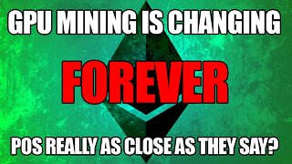 GPU Mining After Ethereum Is A Big Deal!! The POS Conspiracy