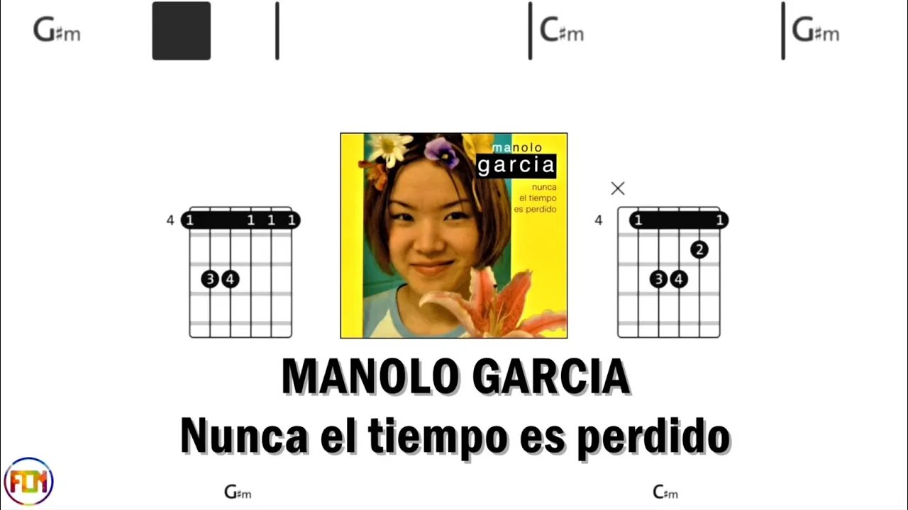MANOLO GARCIA Nunca El Tiempo Es Perdido - Guitar Chords & Lyrics HD