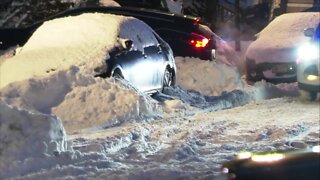 Many Buffalo streets still covered in snow