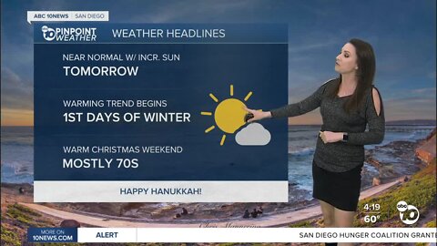 ABC 10News Pinpoint Weather with Meteorologist Megan Parry