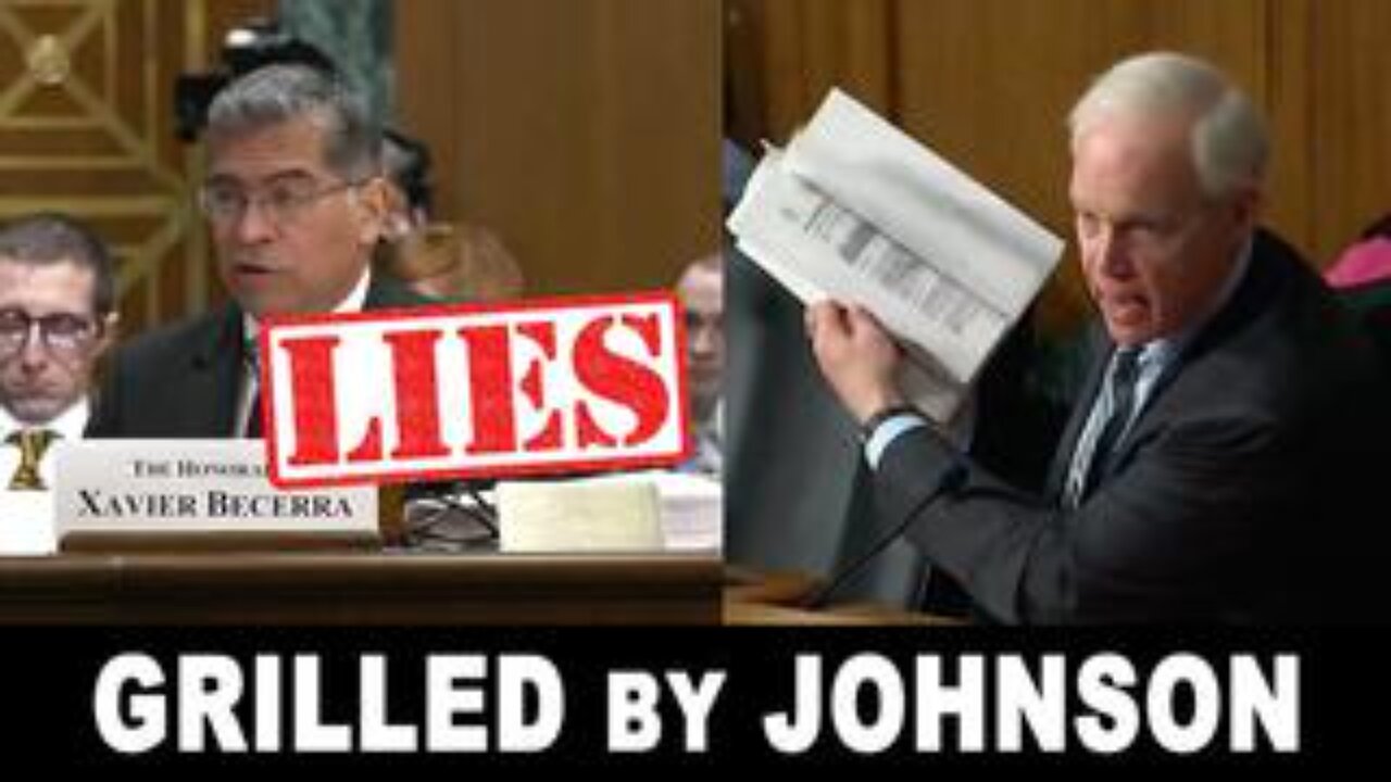 Sen. Ron Johnson GRILLS Biden’s HHS Sec. Becerra for Withholding Fauci Emails & COVID Vax Data