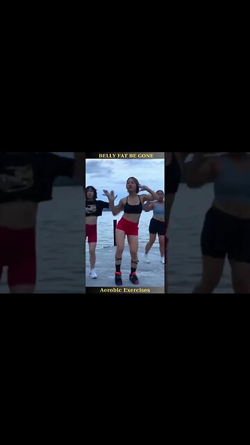 💃🏋️‍♀️ Belly Fat Be Gone: Effective Aerobic Exercises for a Trim Waistline 🌹 #short 4