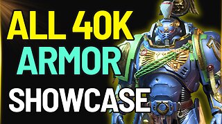 All Armor Showcase Warhammer 40k Space Marine #warhammer40k