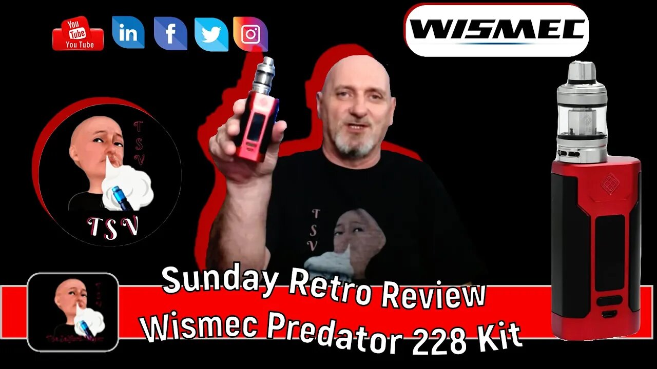 Sunday Retro Review Wismec Predator 228 Kit