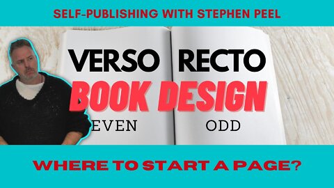 Book design and where is Recto and Verso when describing book pages, and does it even matter?