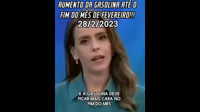 Aumento da gasolina