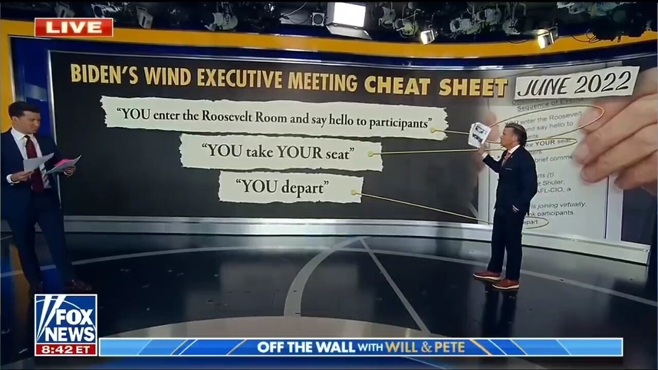 Hegseth & Cain Expose Biden’s Cheat Sheets