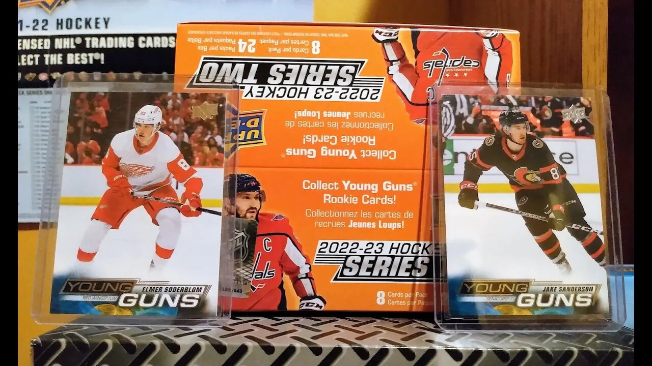 2022-23 Upper Deck Series 2 Retail Hunting Young Guns! Slafkovsky?