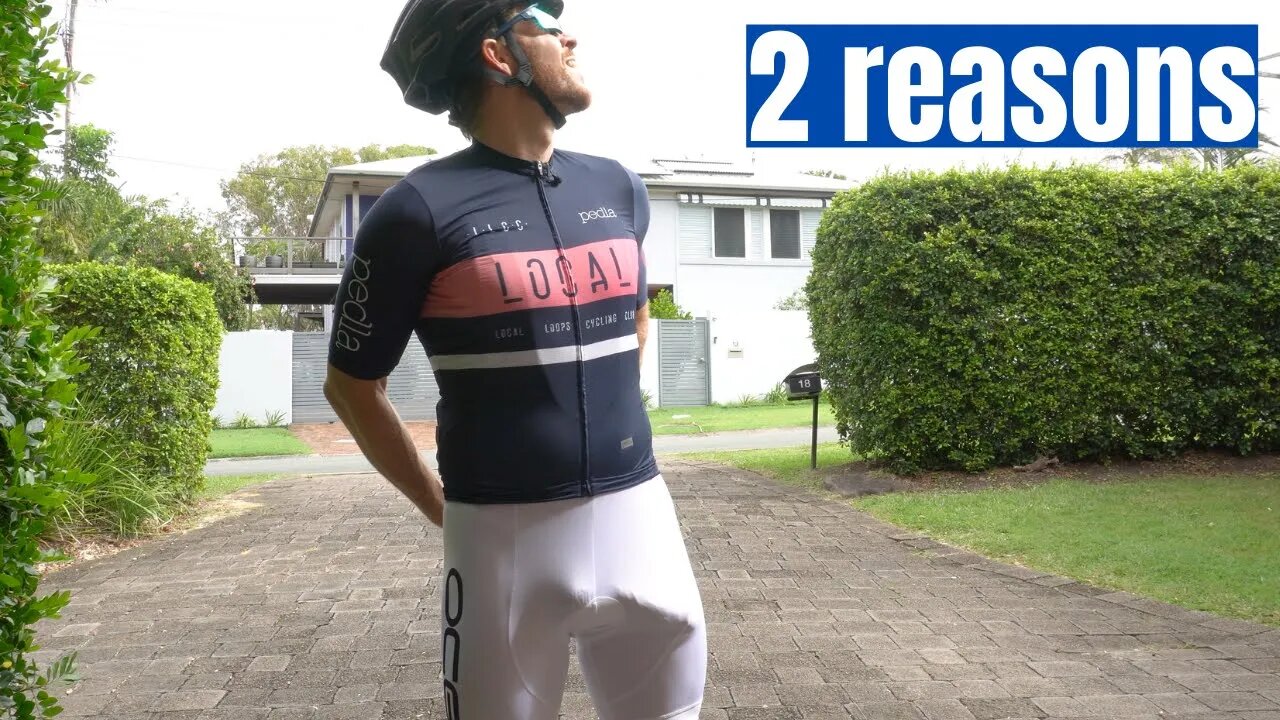 Be careful of dudes in white cycling shorts