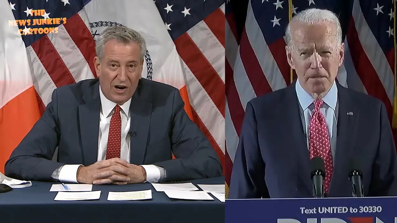 De Blasio: "I believe in a travel ban from Europe".
