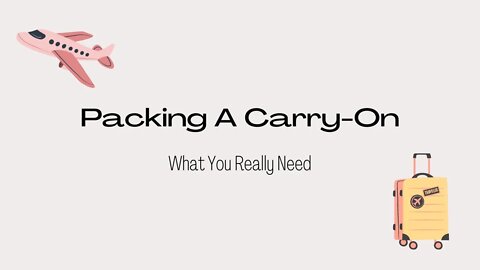 Easy Packing For A Trip