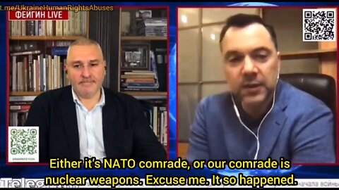 Arestovich: Only 2 options for Ukraine, draw NATO into the war or produce a Nuclear weapons