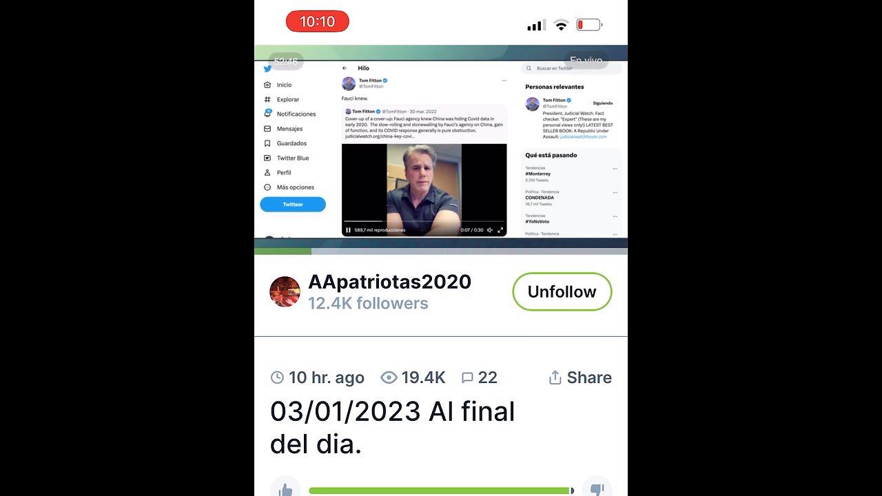 Fauci covid 19 pandemia mafia oscura Del poder ( cabal)