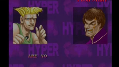 Hyper Street Fighter 2 (PS2) - Guile (Normal) - No Continues