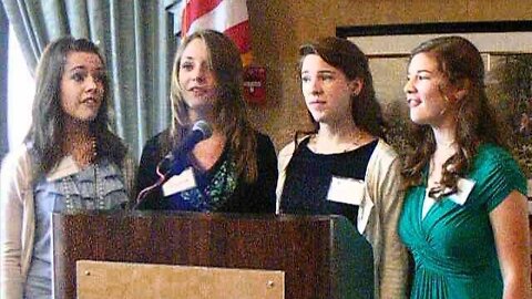 The New Hampshire Patriettes sing at the Nashua Federated Republicans womens club breakfast.AVI