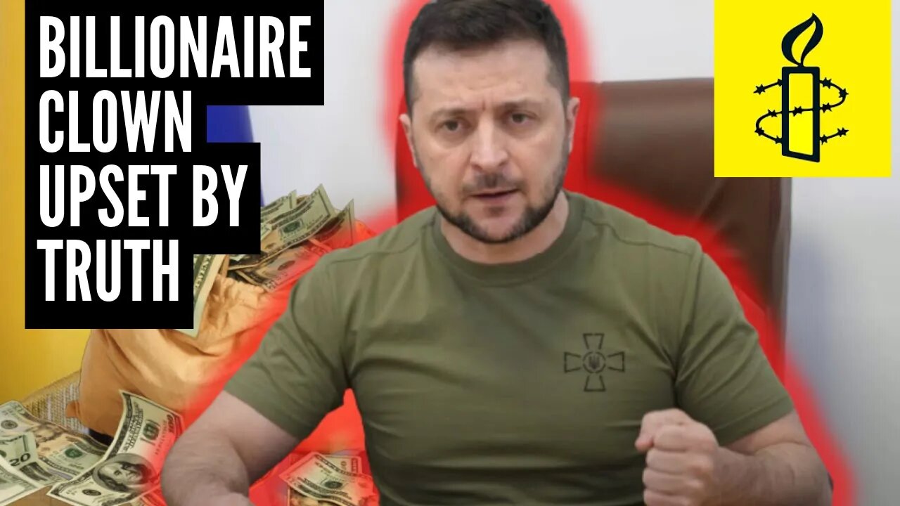 Zelensky OUTRAGED By Amnesty Report on Ukrainian War Crimes as Kyiv demands $750 BILLION