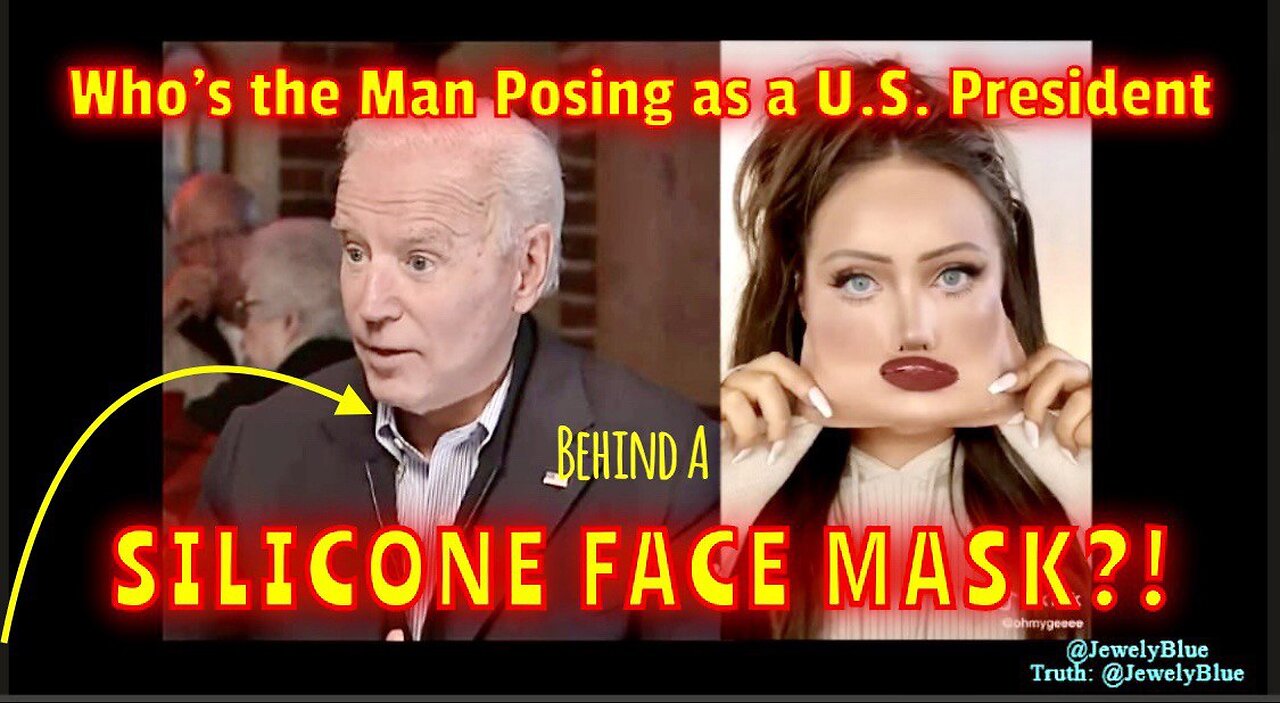 🥸 Who's the Man POSING AS A U.S. PRESIDENT Behind a SILICONE FACE MASK?!