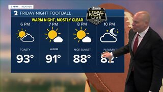 Hot Friday, Warm For Friday Night Football