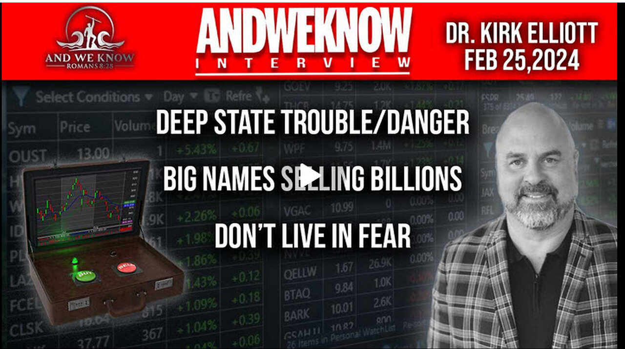 Dr. Elliott: War cycles, hAngry, Debt, DS trouble, fear push, Invest in precious metals, Pray!