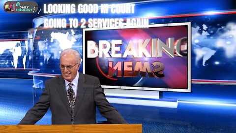 John MacArthur's BIG NEWS - Going To 2 Services, Court Case Looking VERY GOOD