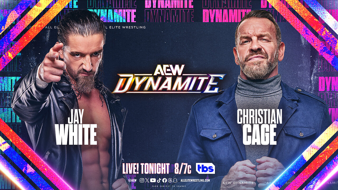 Hangman Page Helps Christian Cage Beat Jay White! Buckshot Lariat! #shorts