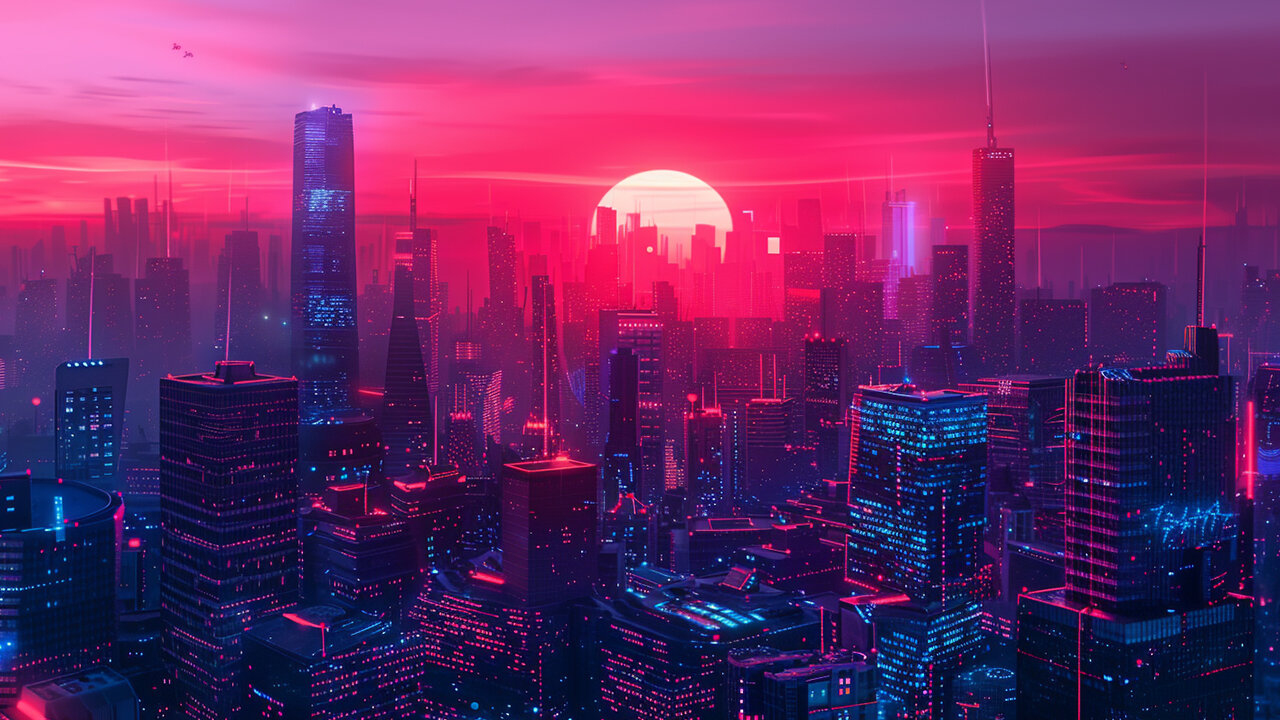 Cityscape | Synthwave | Chillwave | Retrowave | Music | Instrumental | Royalty/Copyright Free