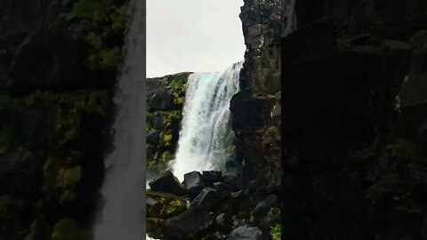 Iceland 🇮🇸 p-2/amazing and relaxing water sounds- waterfall