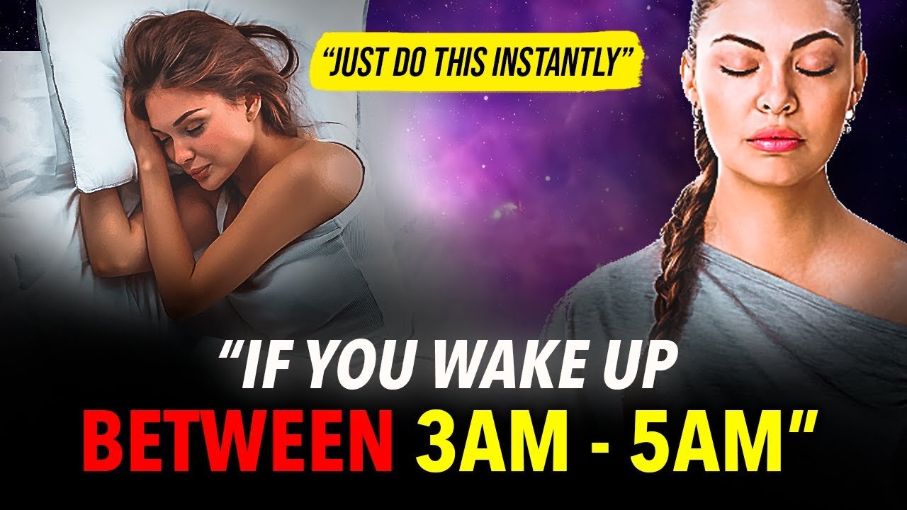 Do You Often Wake Up Between 3 AM and 5 AM? Here Is What It Means And What To Do ( must watch )
