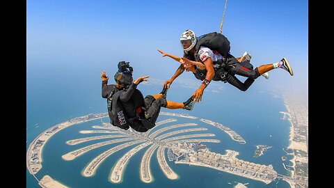 sky diving challenge for couples