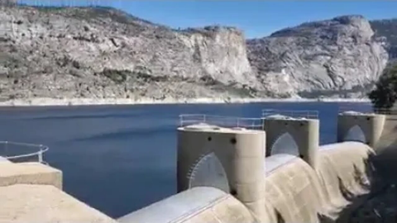 Hetch Hetchy Reservoir In Yosemite National Park